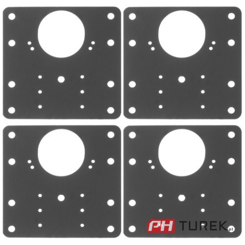 Płytka do naprawy zawiasów meblowych,szafek zestaw naprawczy/ zestaw 4 szt