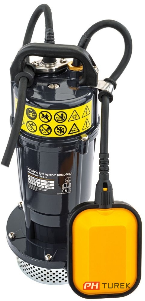 Pompa PM-PDWB-750JP do wody czystej z pływakiem 50w 6000 l/h