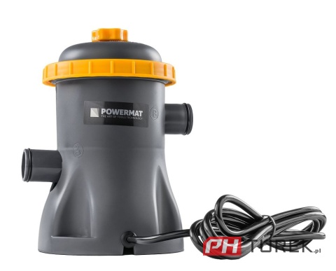 Pompa filtrująca do basenu wody 1250 l/h 16w 32mm zestaw węże I filtry