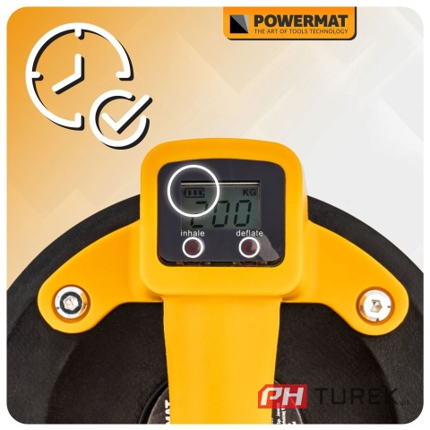 Przyssawka próżniowa akumulatorowa 200KG Powermat PM-APPS-200M