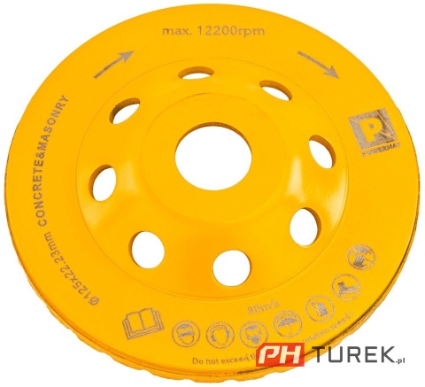 Tarcza diamentowa garnkowa do szlifowania betonu , kostki brukowej 125mm