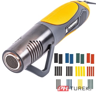 Mini opalarka elektryczna + 2 dysze + 40 szt. Koszulek termokurczliwych