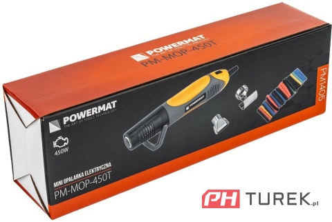 Mini opalarka elektryczna + 2 dysze + 40 szt. Koszulek termokurczliwych