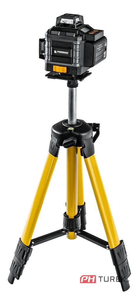 Poziomica laserowa krzyżowa 4d 16 lini zielony laser 360° 40m statyw