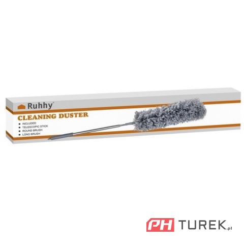 Szczotka do kurzu miotełka teleskopowa z 2 różnymi końcówkami 250cm xl