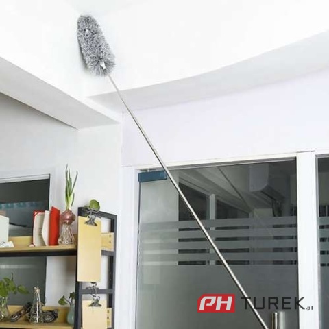 Szczotka do kurzu miotełka teleskopowa z 2 różnymi końcówkami 250cm xl