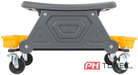 Siedzisko, krzesło warsztatowe na kółkach 3 tacki na narzędzia PM-SWA-200T