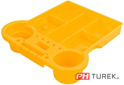 Siedzisko, krzesło warsztatowe na kółkach 3 tacki na narzędzia PM-SWA-200T