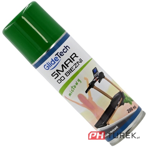 Smar do bieżni treningowych silikonowy spray profesjonalny - 200 ml miętowy