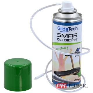 Smar do bieżni treningowych silikonowy spray profesjonalny - 200 ml miętowy