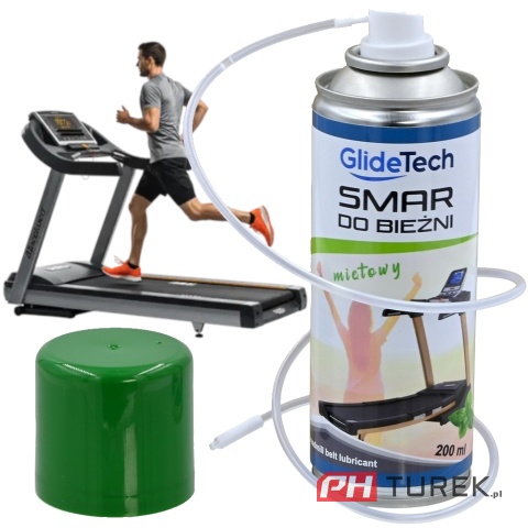 Smar do bieżni treningowych silikonowy spray profesjonalny - 200 ml miętowy