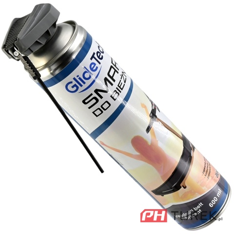 Smar do bieżni treningowych silikonowy spray profesjonalny 600 ml dozownik