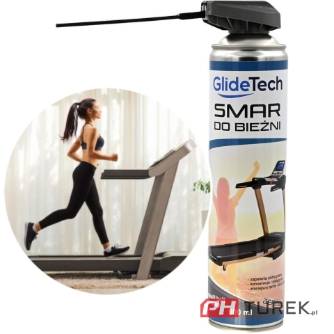 Smar do bieżni treningowych silikonowy spray profesjonalny 600 ml dozownik