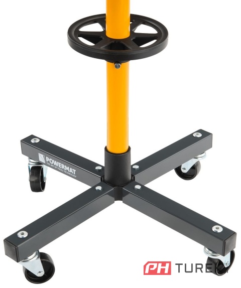 Stojak na koła stelaż na opony felgi regał mobilny na kółkach powermat