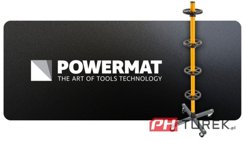 Stojak na koła stelaż na opony felgi regał mobilny na kółkach powermat