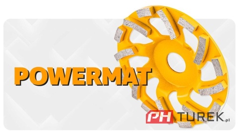 Tarcza diamentowa garnkowa do szlifowania kamienia betonu 125mm Powermat