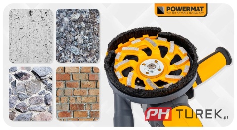 Tarcza diamentowa garnkowa do szlifowania kamienia betonu 125mm Powermat
