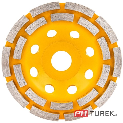 Tarcza garnkowa diamentowa do szlifowania 125mm PM-DTG-1253T