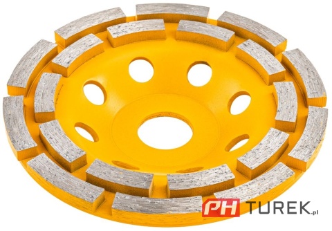 Tarcza garnkowa diamentowa do szlifowania 125mm PM-DTG-1253T