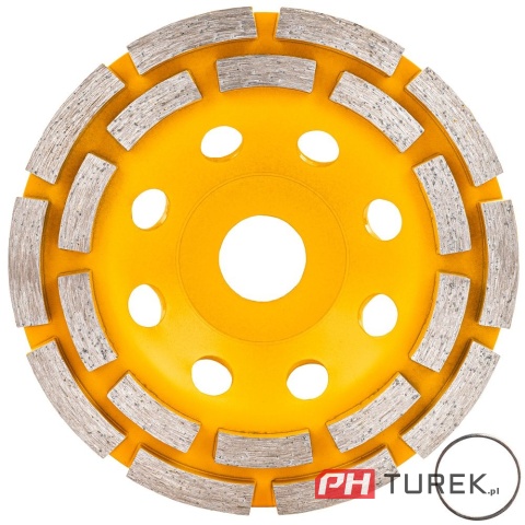 Tarcza garnkowa diamentowa do szlifowania 125mm PM-DTG-1253T