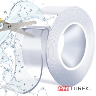 Taśma dwustronna samoprzylepna montażowa, wielokrotnego użytku - 3m