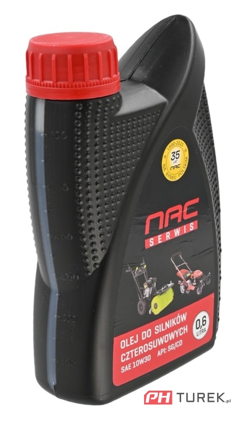 Wielosezonowy olej silnika kosiarki sae 10w30 0,6l