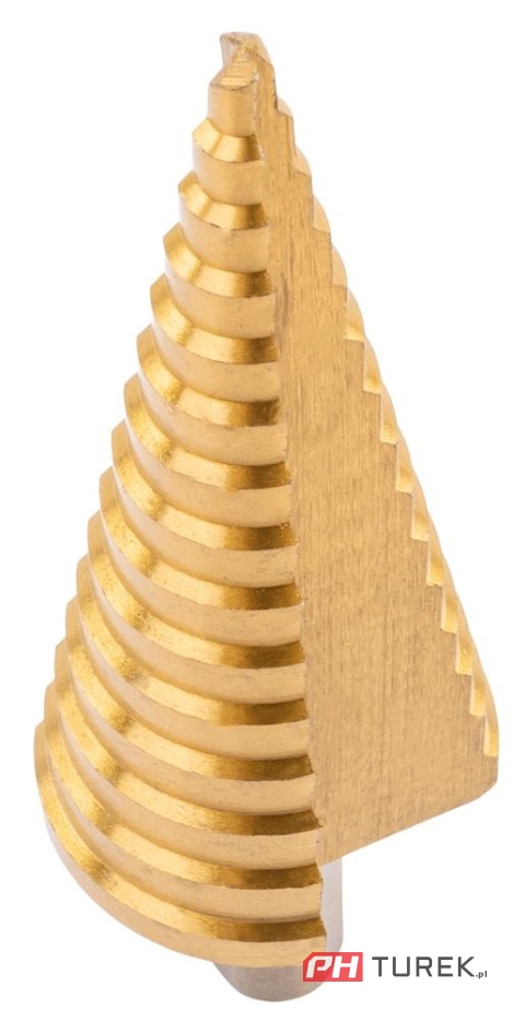 Wiertła stopniowe stożkowe (zestaw 6el.) 4-30mm powermat hss PM-ZWSF-6T