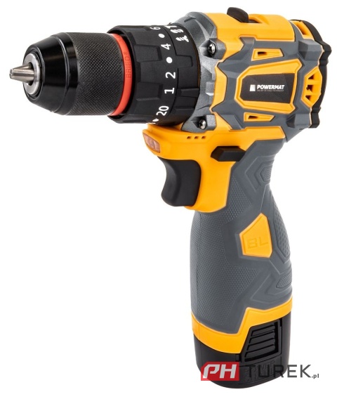 Wkrętarka akumulatorowa powermat + wiertła + nasadki PM-WA-16.8V-1.5M