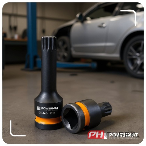 ZESTAW NASADEK UDAROWYCH 6 szt 78 mm/45 mm M14, M16 oraz M18 spline