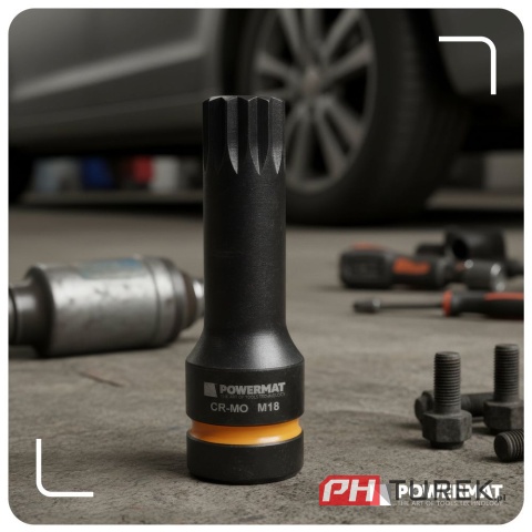 ZESTAW NASADEK UDAROWYCH 6 szt 78 mm/45 mm M14, M16 oraz M18 spline