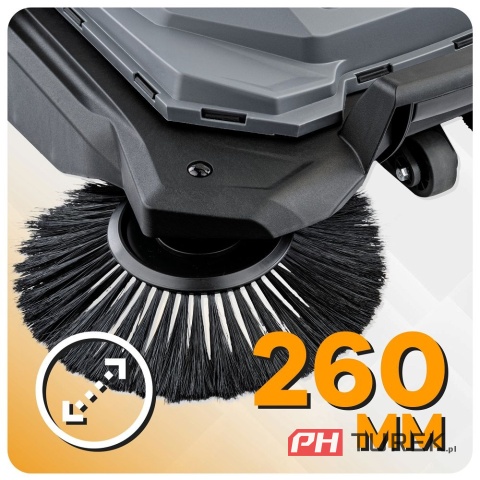 Zamiatarka ręczna do kostki brukowej podjazdu tarasu 65cm PM-ZR-650M