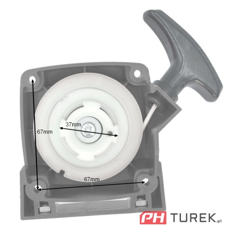 Zestaw Rozrusznik kosy szarpak + Zabierak zapadka BP620 BC520-2 BP520