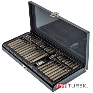 Zestaw bitów 30mm/75mm CRV HEX, TORX , SPLINE 40 elementów Powermat