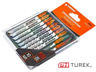 Zestaw nożyków, brzeszczotów do wyrzynarki 10 sztuk PM-ZBDW-10T