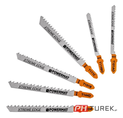 Zestaw nożyków, brzeszczotów do wyrzynarki 10 sztuk PM-ZBDW-10T