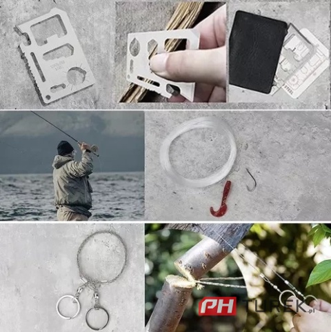 Zestaw przetrwania wojskowy niezbędnik survival duży zestaw 32 ele + etui