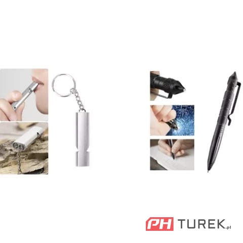 Zestaw przetrwania wojskowy niezbędnik survival duży zestaw 32 ele + etui