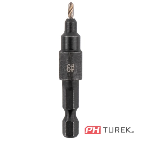 Zestaw wierteł 4 sztuk HSS do drewna z pogłębiaczem 6-16mm powermat