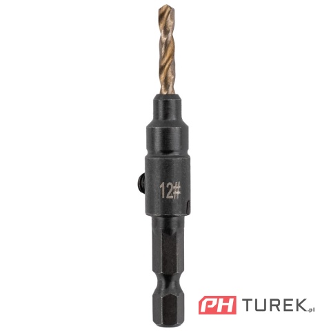 Zestaw wierteł 4 sztuk HSS do drewna z pogłębiaczem 6-16mm powermat