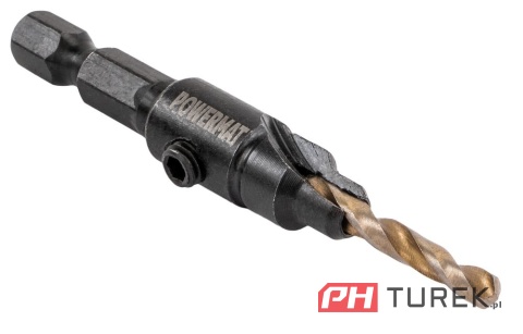 Zestaw wierteł 4 sztuk HSS do drewna z pogłębiaczem 6-16mm powermat