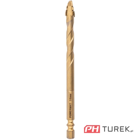 Zestaw wierteł 7 sztuk wiertła do szkła gresu, ceramiki 3-12mm Powermat