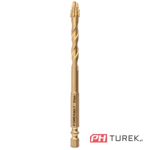 Zestaw wierteł 7 sztuk wiertła do szkła gresu, ceramiki 3-12mm Powermat