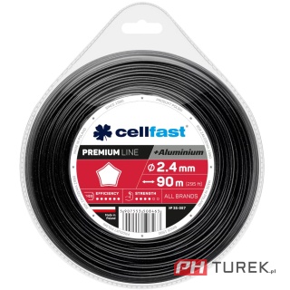 Żyłka tnąca cellfast premium 2,4mm 90m gwiazdka