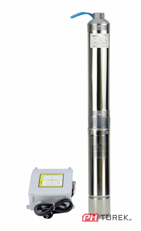 4" SVM 5-22 (1,1kW, 230V) IBO 30m kabla pompa głębinowa