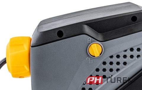 Automatyczny bęben na wąż pneumatyczny + wąż 14metrów powermat