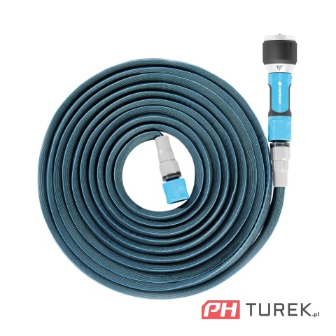 Cellfast wąż ogrodowy rozciągliwy zygzag 15m-30m zestaw zraszacz prosty