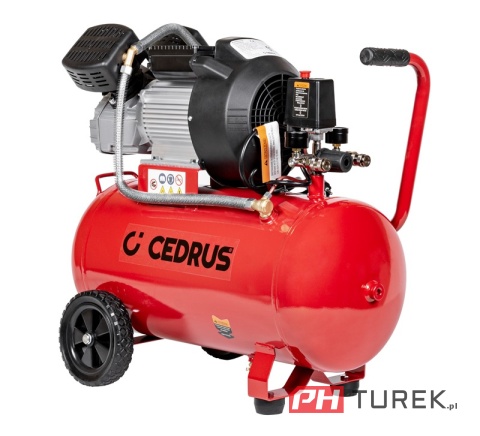 Kompresor olejowy sprężarka 50L 230V 356l/min 8 BAR dwutłokowy