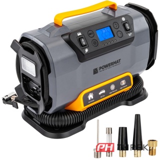 Kompresor samochodowy Powermat do opon, roweru 10 BAR 230 V i 12 V
