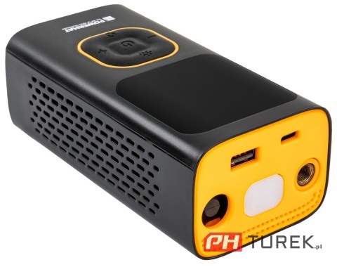 Kompresor samochodowy akumulatorowy powermat 10 bar do opon roweru auta