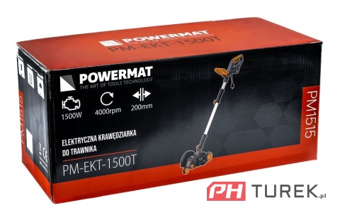 Krawędziarka elektryczna PM-EKT-1500T do trawników 1500W do chwastów, kostki